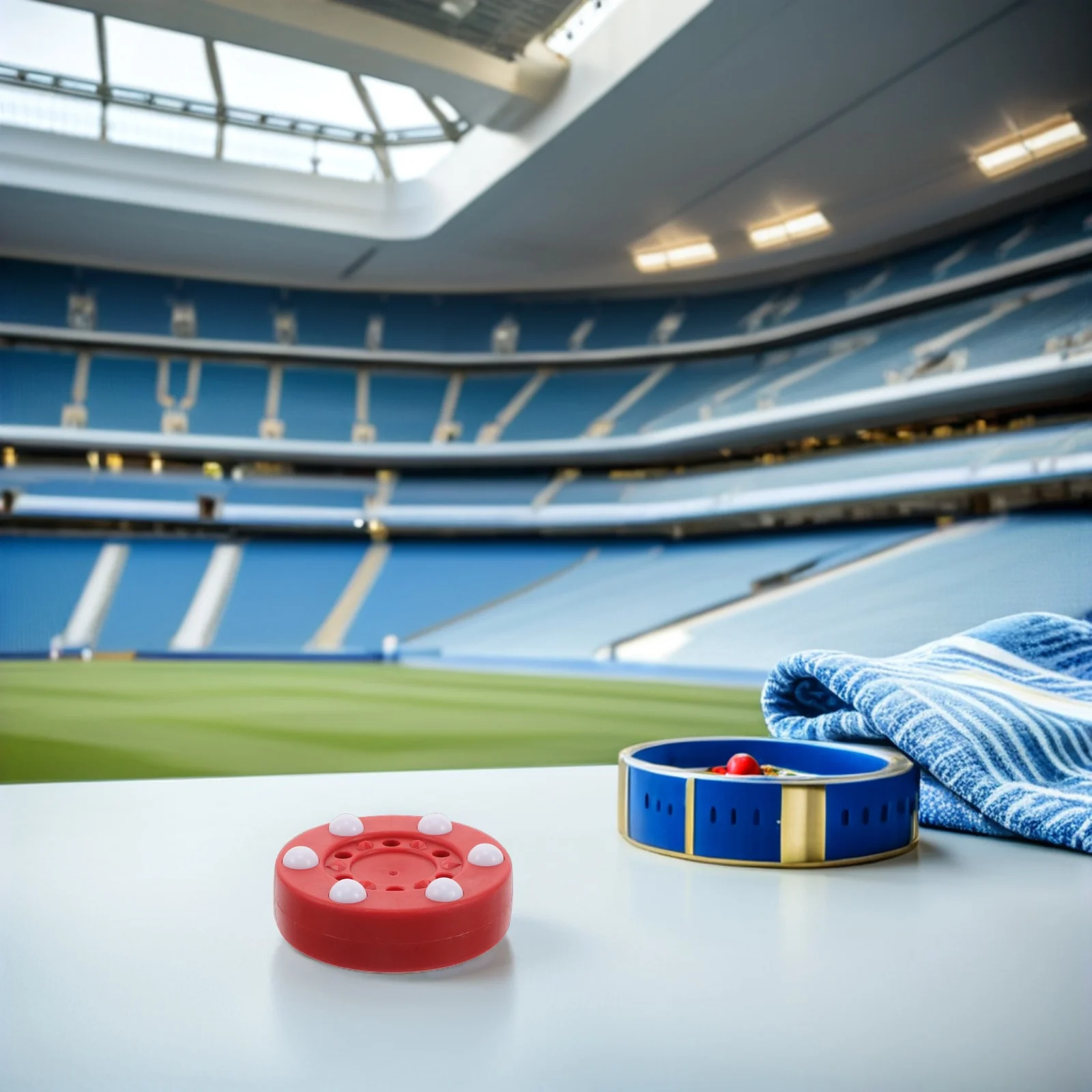 

BESPORTBLE 2pcs Street Hockey Puck Set for Inline Roller Training Indoor Outdoor Practice School Family Fun Games