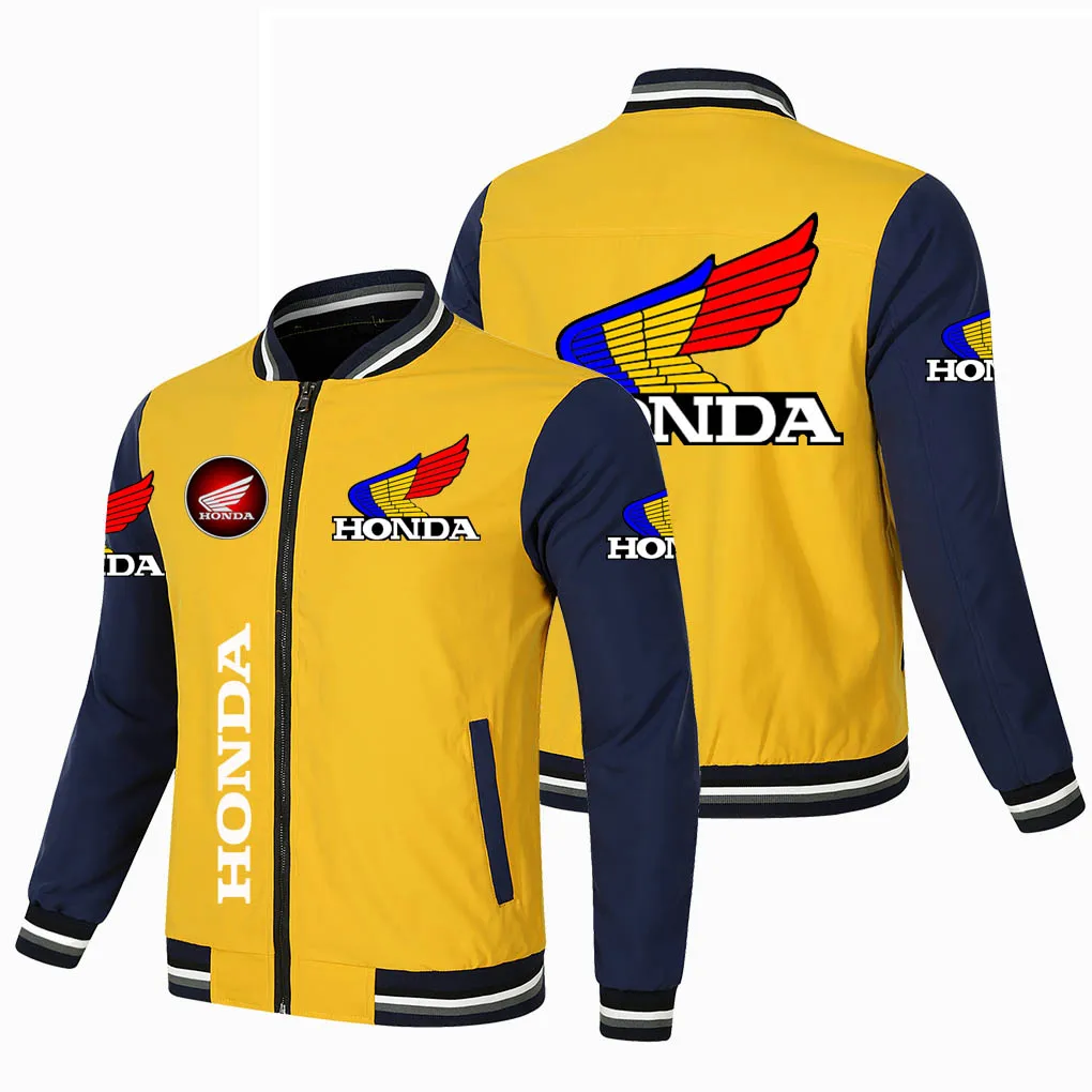 

Men's Baseball Team Jersey, Honda Logo Jacket, Men's Casual Jacket, And Outdoor Harajuku Trendy And Fashionable Baseball Jersey
