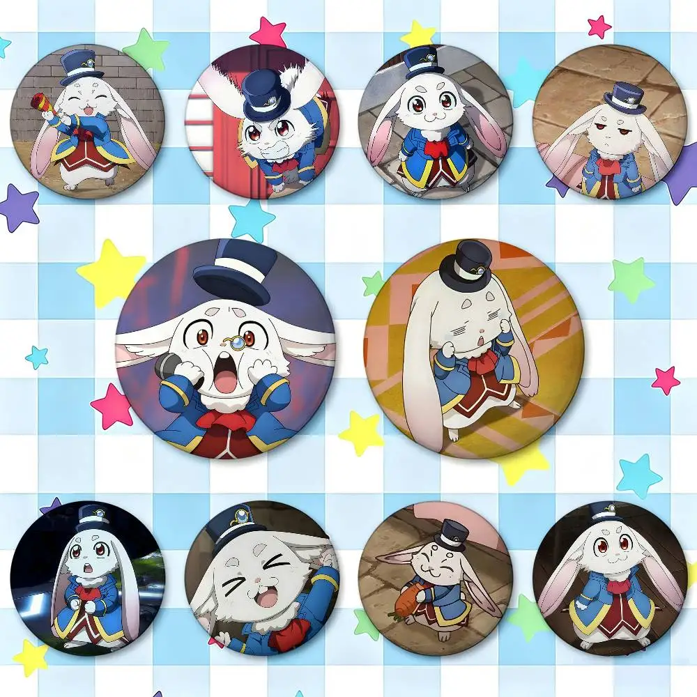 1pc Emul Shangri-La Frontier Cartoon Style Badge Brooches On Backpack Decoration Round Enamel Pins For Accessorys