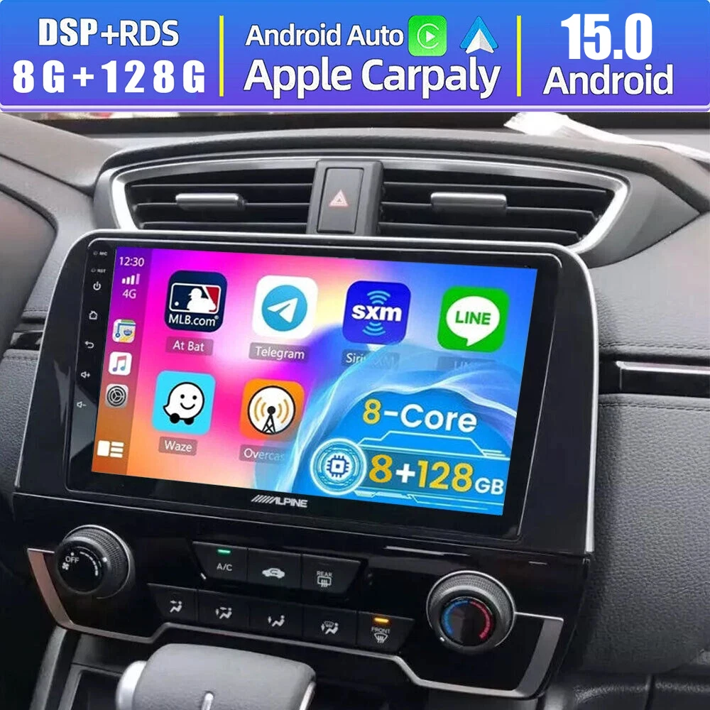 

Android 15 Car Radio For Honda CRV 2017 2018 2019 2020 2021 Multimedia Player Navigation GPS Carplay QLED Screen 4G+WIFI DSP