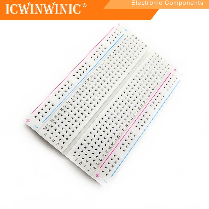 400-hole high-quality breadboard circuit board hole board 8.5x5.5cm can be combined and spliced ​​experimental board