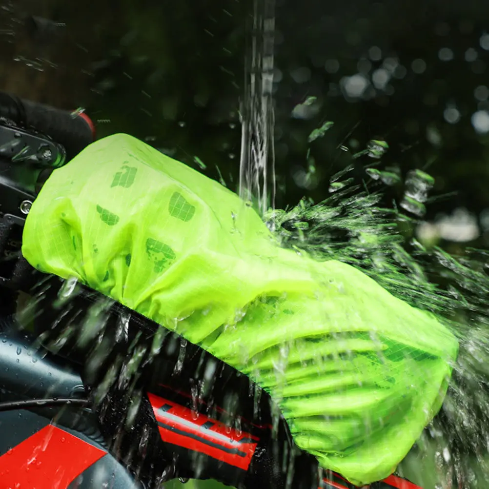 

2Pcs Top-Tube Bag Cover Compact Size Easy to Store Carry and Use for Bike Supplies Bike Rack Bag Cover Cycling Pouch Raincoat