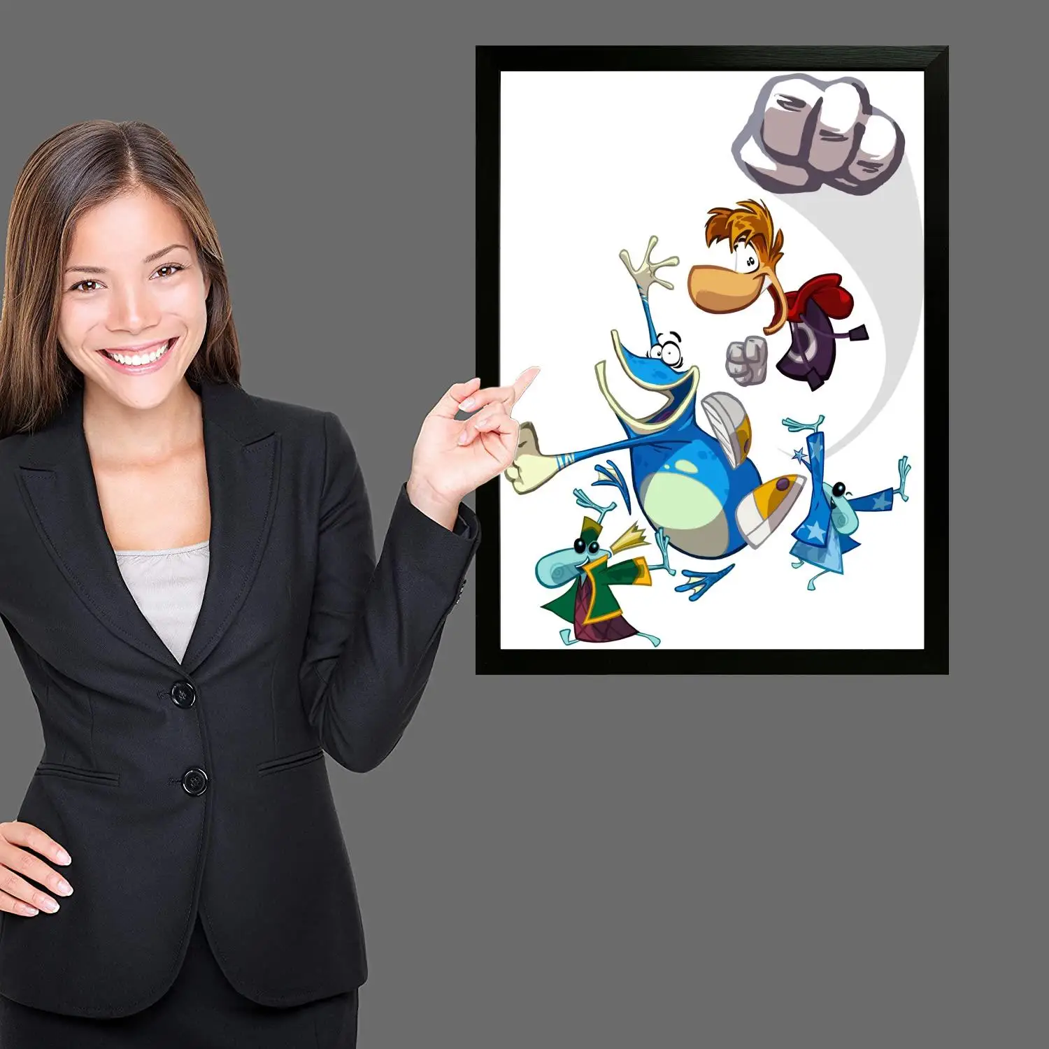 ملصق فني من القماش من Rayman Legends وفن جداري، طباعة صور، ديكور غرفة نوم عائلية حديثة، ملصقات، لوحة زخرفية