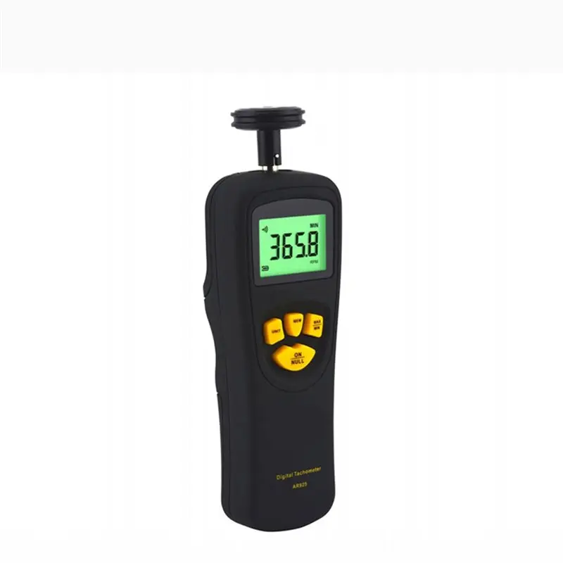 A60E-Rotational Speed Meter Digital Tachometer RPM Contact Motor Non Contact Photoelectric Speedometer