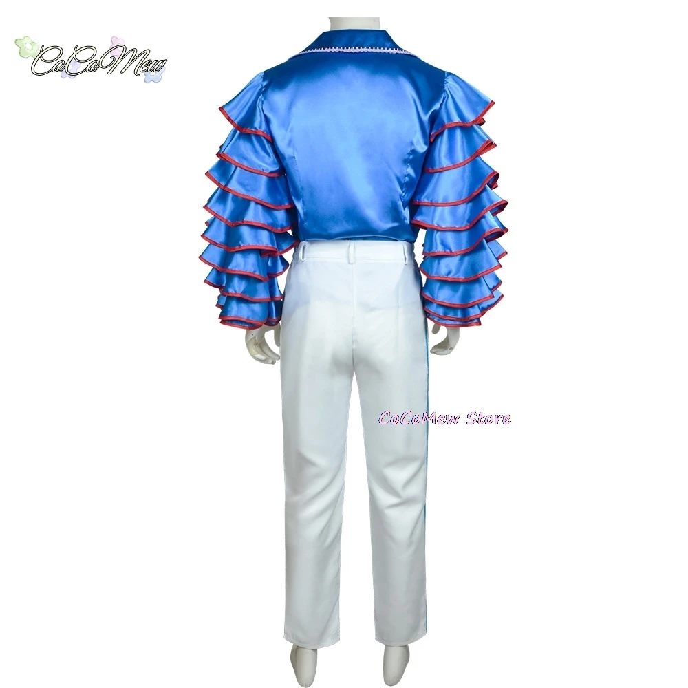 Disfraz de la máscara de Jim Carrey para adultos, conjunto de traje amarillo Unisex, uniforme para Halloween, fiesta de Carnaval