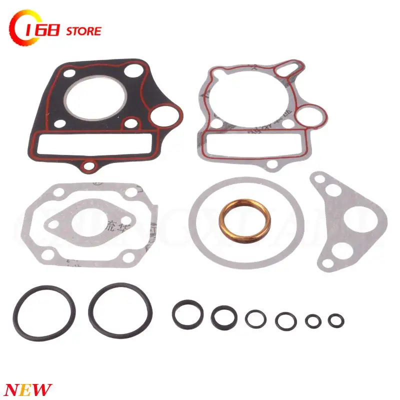 

Loncin Новый комплект прокладок для горизонтального двигателя 50cc, совместимый с Zongshen-комплект цилиндров и поршней Kayo Dirt Pit Bikes Lifan