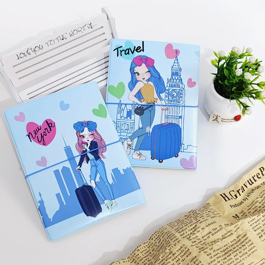 Creative 3D Passport Cover Wallet Bag Men Women ID Address Holder Portable Travel Accessories Mixed-43