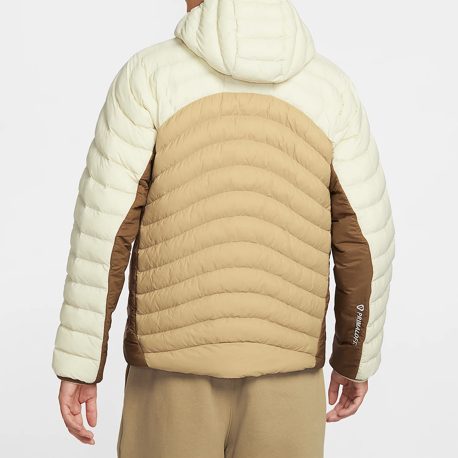 Nike genuine Therma FIT men's spliced warm hooded cotton jacket HJ3736-229
