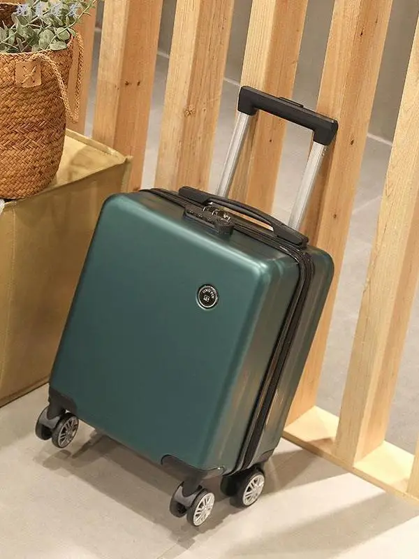 4-Inch Carry-On Suitcase able Air Travel Lage with Four-Wheel Rotation Zipper Closure for Men And Women