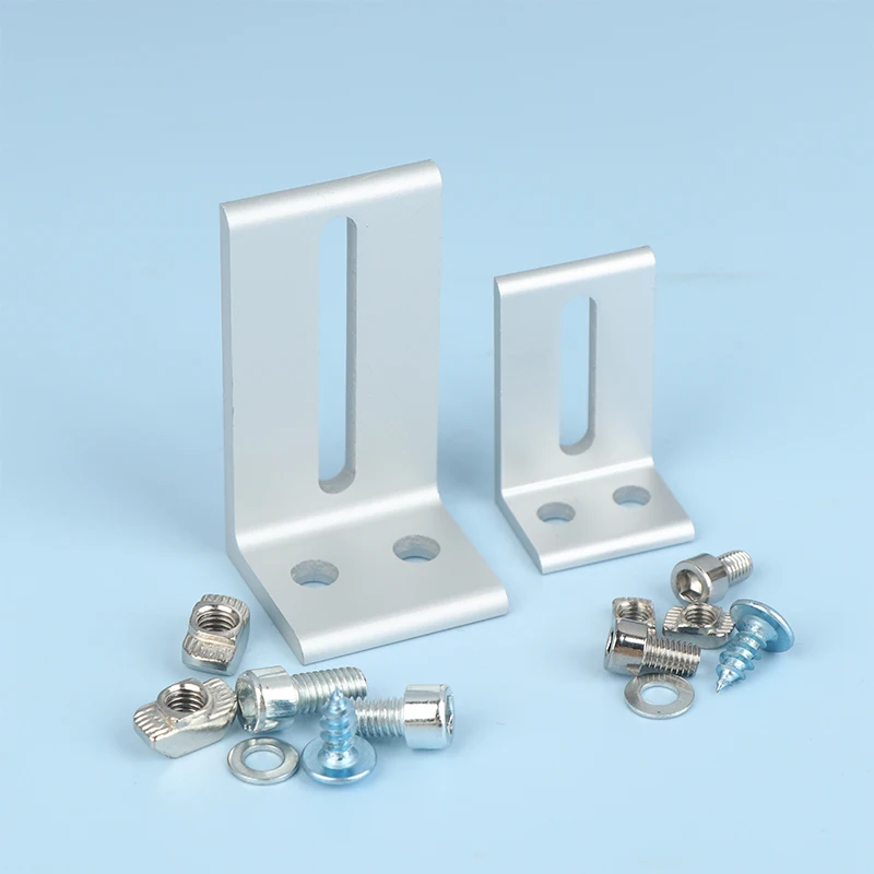 Aluminum Profile Outer Side Fixing Bracket 2020 3030 4040 Frame Layer Plate Support Fastening Parts