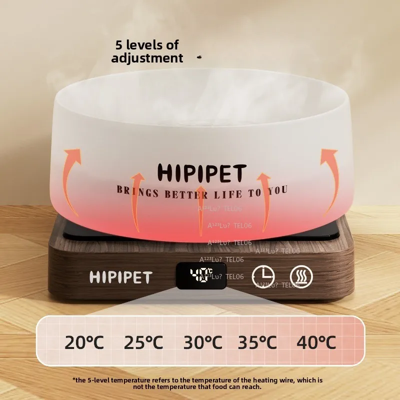Pet Food Warmer Heated Mat Bowl Can Heating Pad for Cats Dogs Winter Warm Drink Water