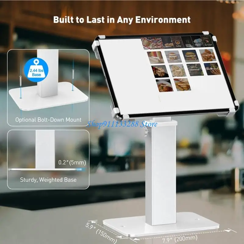 AntiTheft Rotating Tablets Kiosk Stand 8.3