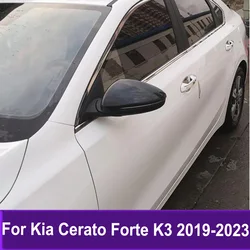 Fibra di carbonio per Kia Cerato Forte K3 2019 2020 2021 2022 2023 copertura specchietto retrovisore porta laterale trim accessori esterni auto