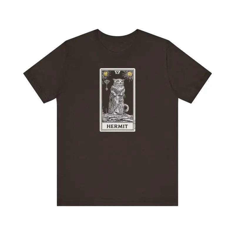 

Hermit Tarot Cat T Shirt