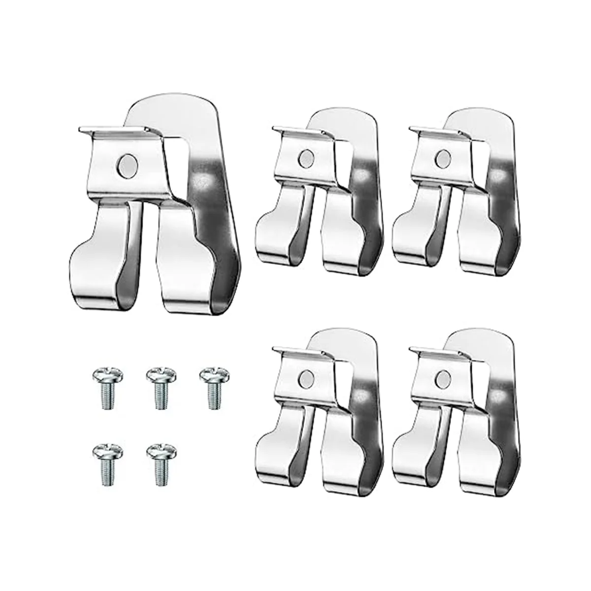 

ABNC-Drill Clip for Tool Belt 633586002 636181001 Replacement Part with Screws, 10Pcs Metal Driver Hook
