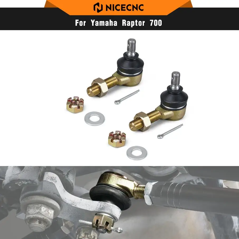 NICECNC YFZ450R Ball Joint Tie Rod End Kit For Yamaha Raptor 700 Raptor 700R YFZ 450 YFZ450R 2006-2026 Atv Parts Accessories