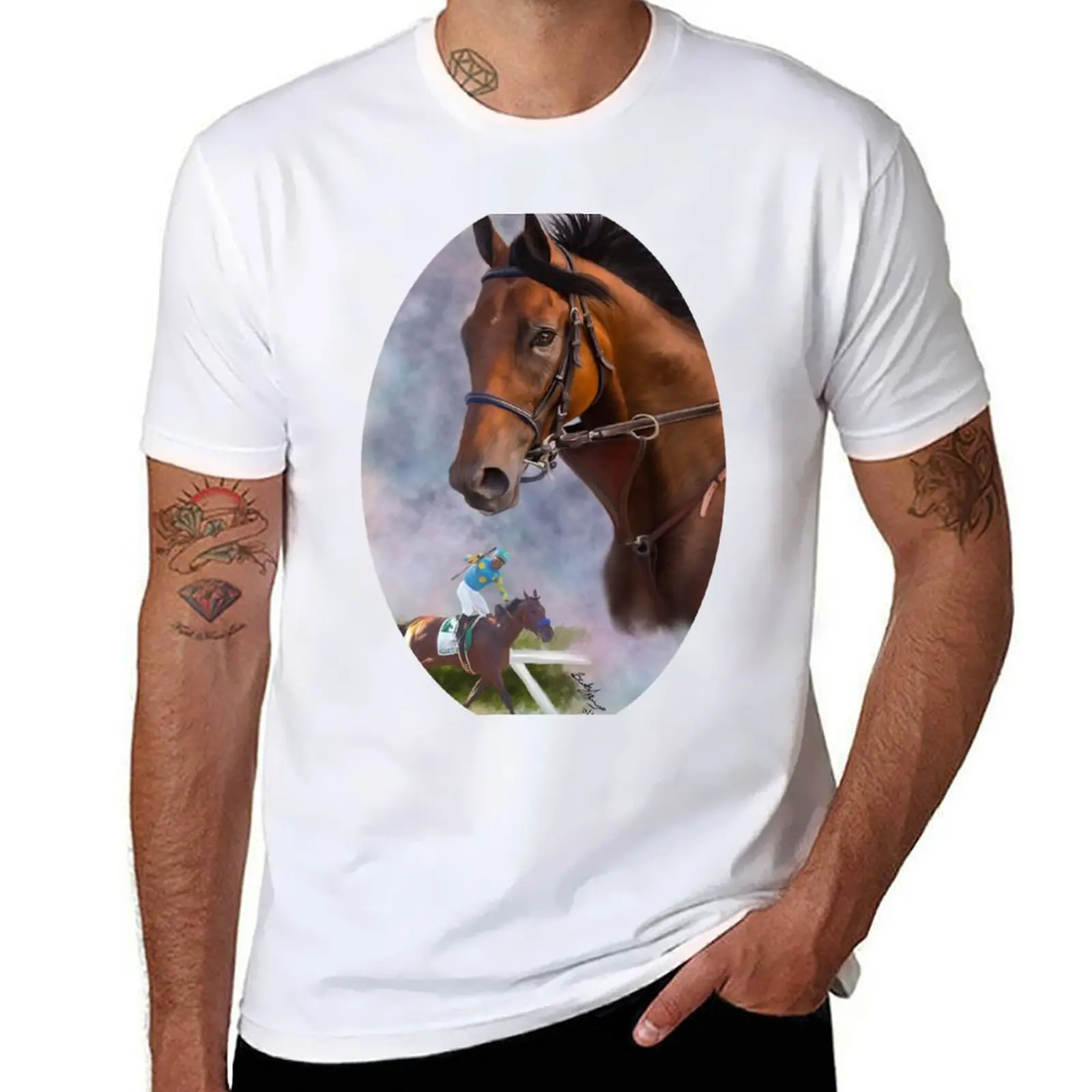 

American Pharoah, Triple Crown Winner T-Shirt t shirts for man pack white t shirts for man slim fit T-Shirt