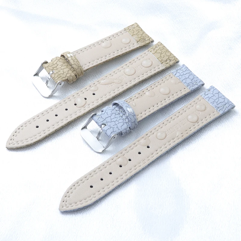 حزام ساعة كلاسيكي من الجلد الكراك، حزام مضمون عالي الجودة يناسب التفضيلات الجمالية للشباب 18 مم 20 مم 22 مم #5