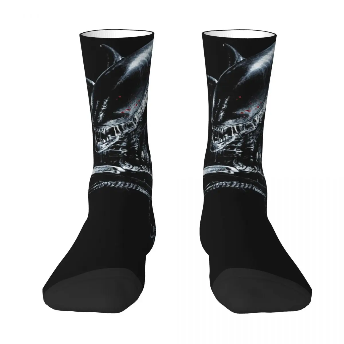 Xenomorph Essential Alien Unisex Socks Windproof 3D Print Happy Socks Street Style Crazy Sock