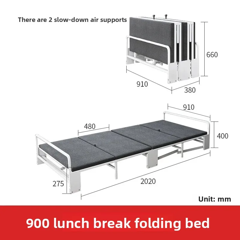 Multifunctional Study Living Room Invisible Bed Cabinet Desk Bookcase Integrated Dual-Purpose Balcony Folding Bed Retractable image 3