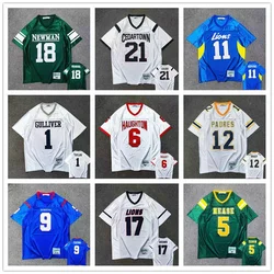 2024 American Hiphop Football Jersey Men's Hip-hop Short-sleeved Loose Top Sports 3D Printing T-shirt Hip-hop Jersey Breathable