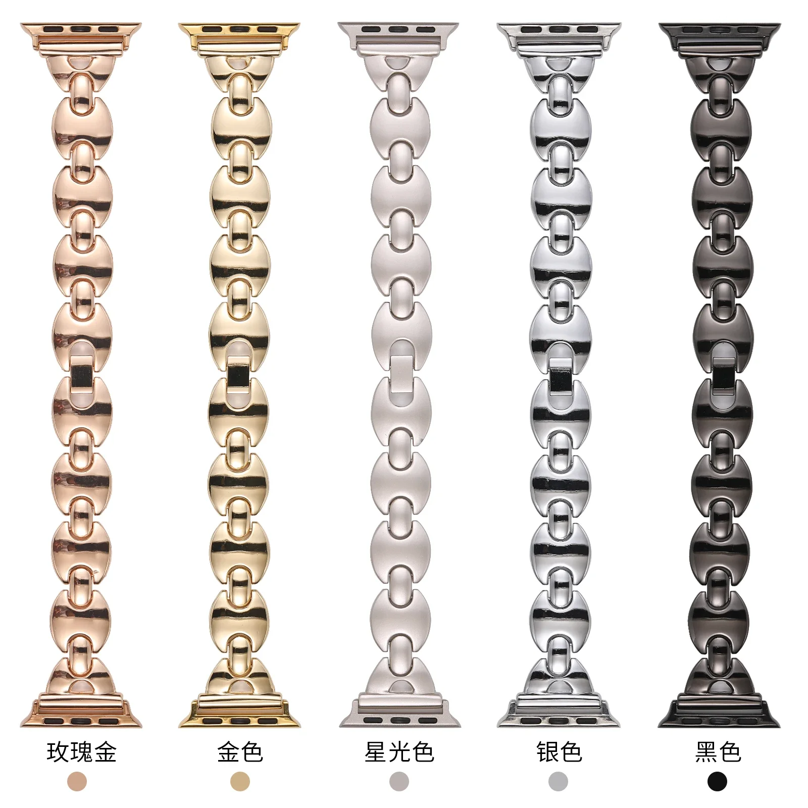 Cinturino in metallo per Apple Watch Ultra 49mm 10 9 8 7 46mm 45mm 41mm Cinturino per orologio in acciaio inossidabile 6 5 4 SE 44mm 42mm 40mm