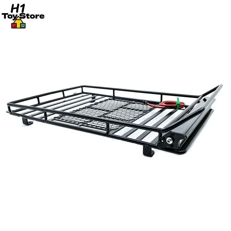 

1:10 Scale Universal Roof Rack for RC Crawler Compatible with SCX10 TRX4 D90 TF2 Metal Simulation Upgrade & Decor Part