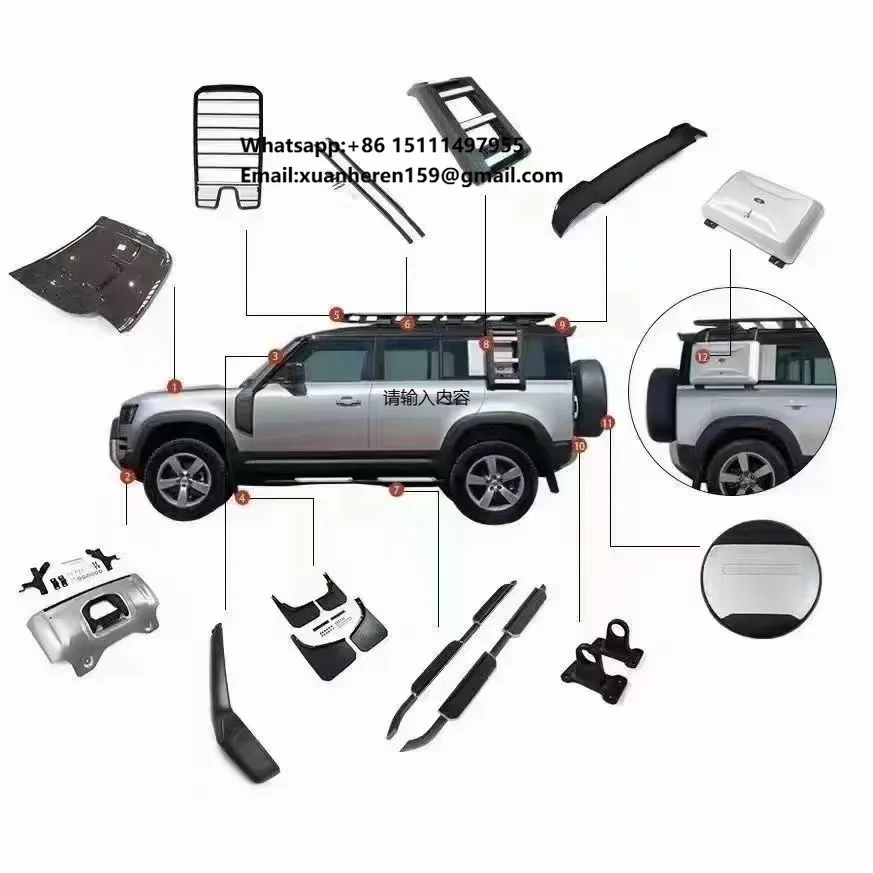 

Luxury Defender Exterior Decoration With Climber and Box for Defender 90/110