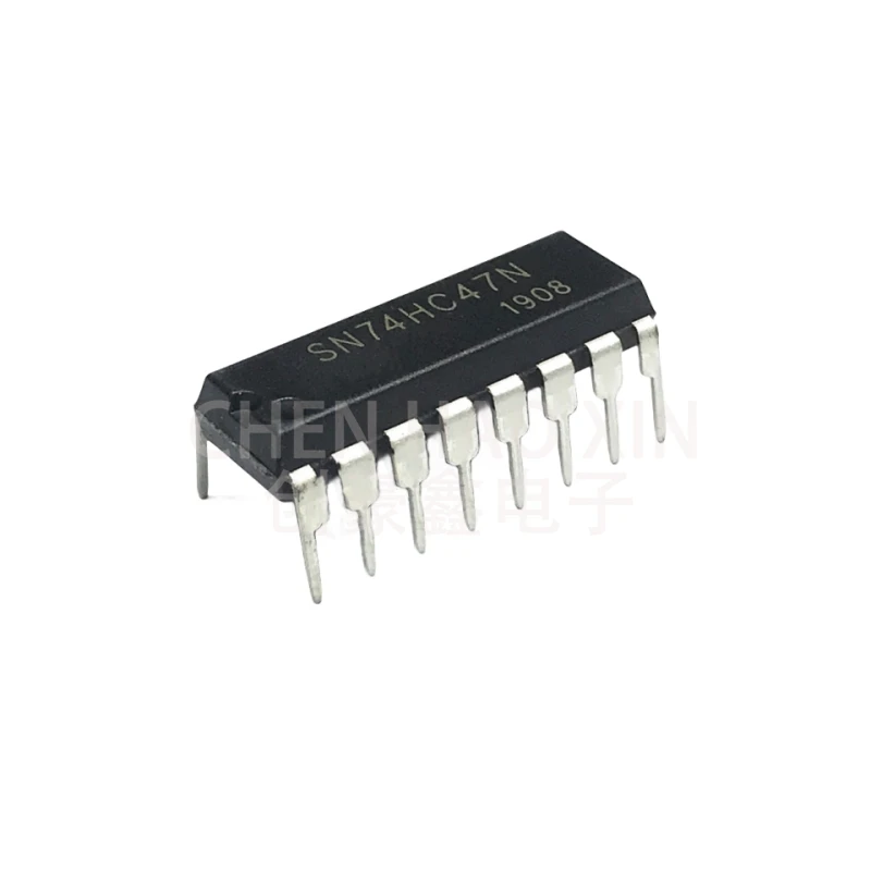 5Pcs New Original SN74HC47N 74HC47 DIP-16 BCD—7-segment high-efficiency decoder in-lineIC