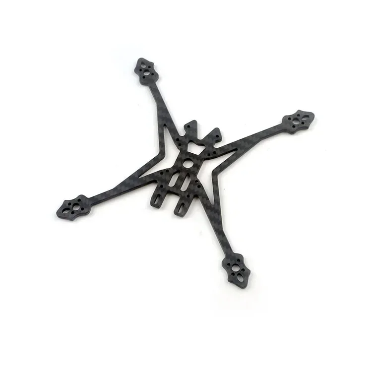HappyModel Crux35 Kit de estrutura de fibra de carbono para drone de corrida FPV de alta definição de 3,5 polegadas para quadricóptero RC, peças de drone de corrida