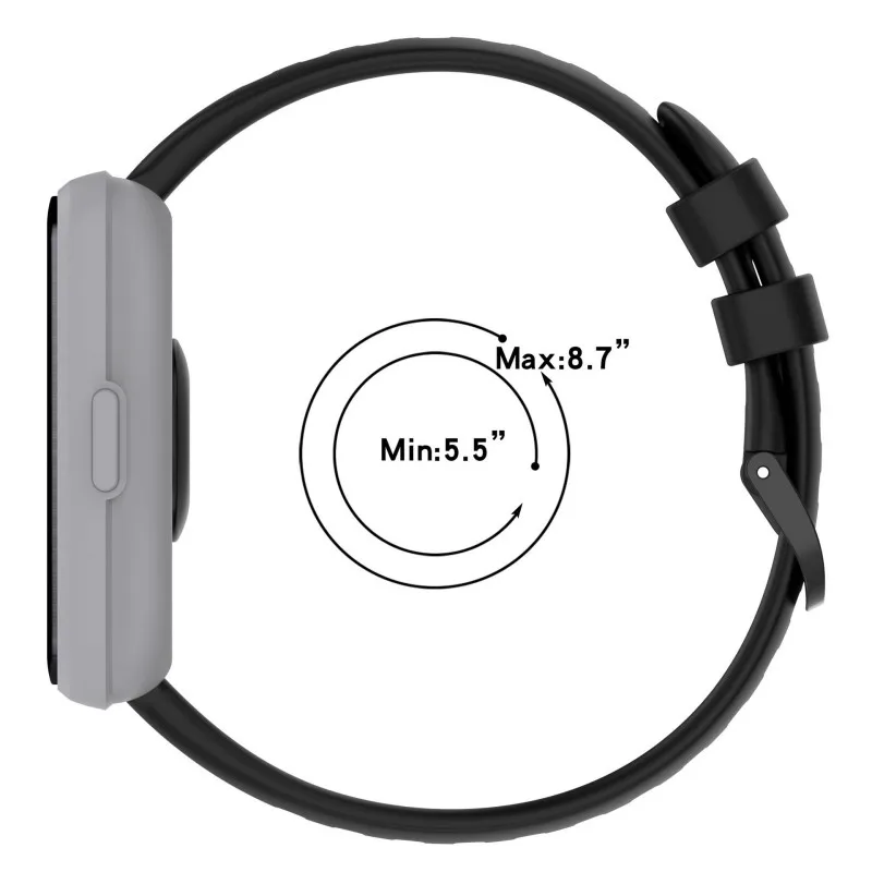 16mm Silicone Strap for Huawei Watch Band 7 6 3  Sports Band Wristband Keep B4 Bralecet for Huawei Watch Fit Mini Accessories