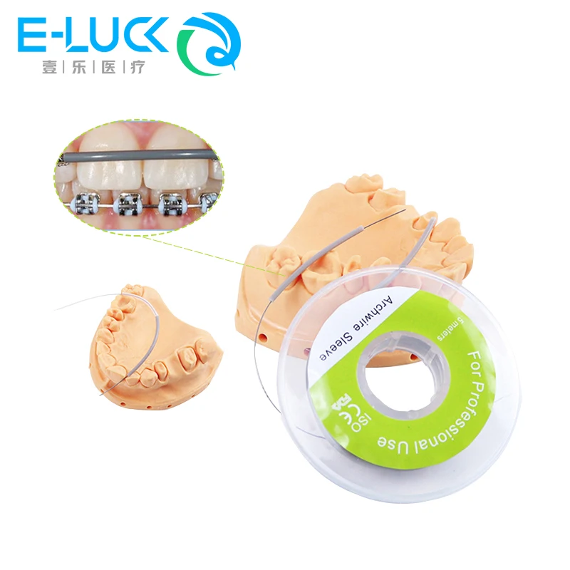 

5m/Roll Orthodontic Archwire Sleeve Dental Arch Wire Protective Sleeve Tubing Rotary Torsion Pad for Dentistry Accessory