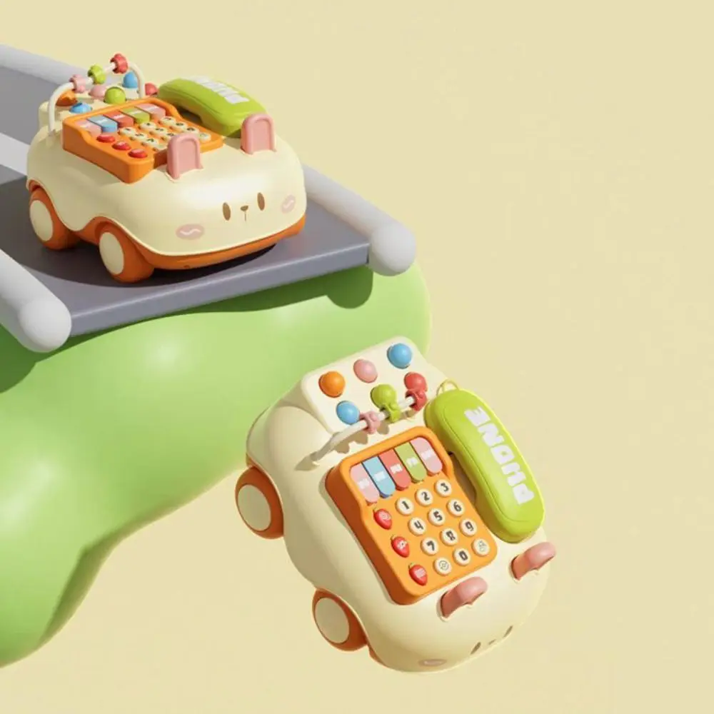 ABS Baby Phone Simulation Music Voice Baby Piano Music Light Interactive Puzzle Electronic Learning Machine Kindergarten