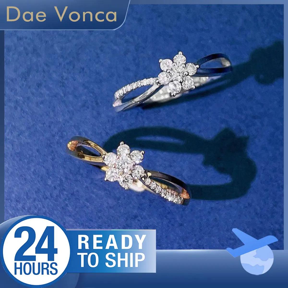 

Floral Halo Diamond Ring In 18K White Gold Pave Split Shank Diamond Ring Round Lab Grown Diamond Ring Birthday Gift For Women