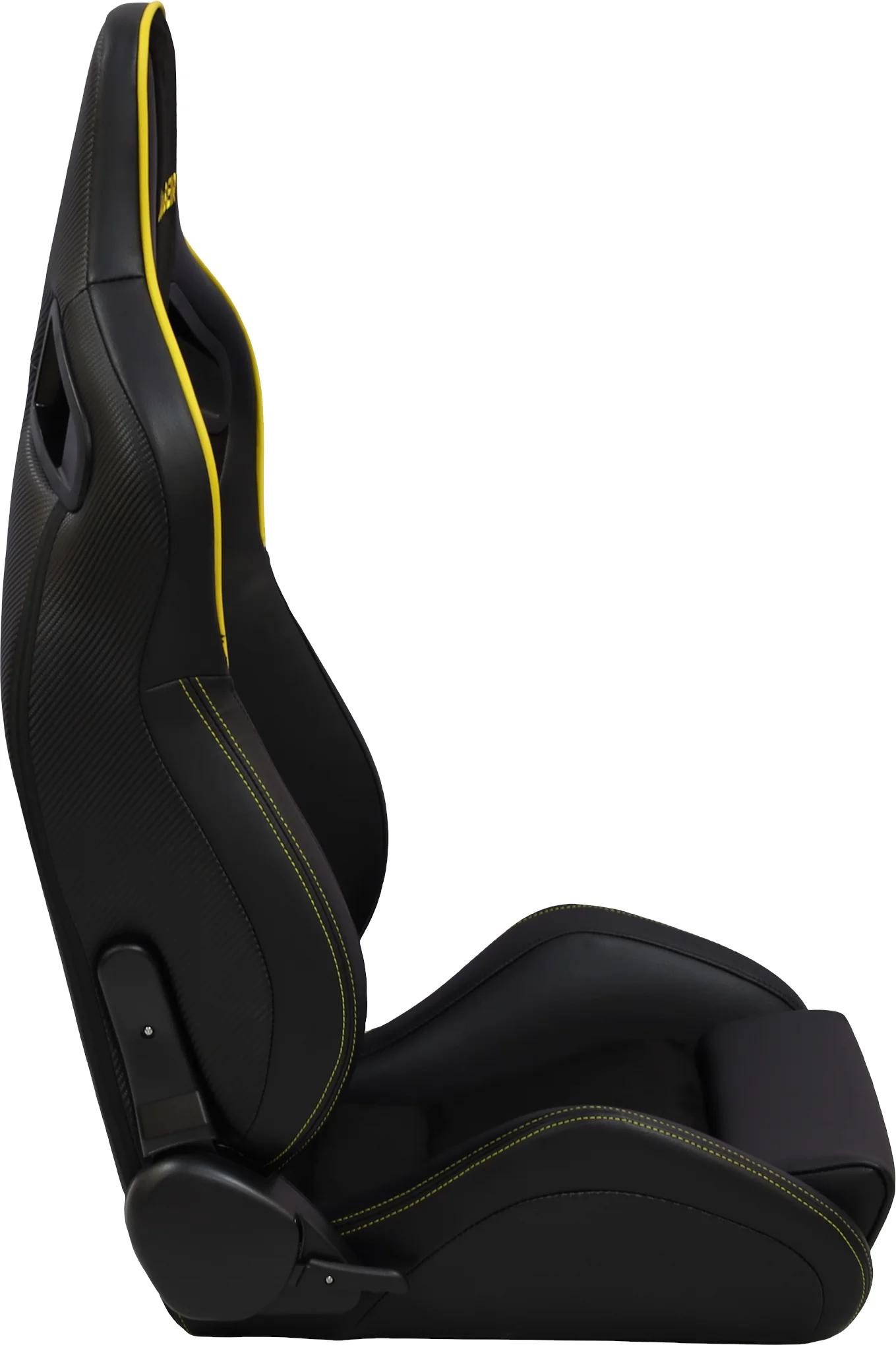 

1039R Series Universal Reclinable Black PVC Carbon Look Leather Bucket Racing Seats