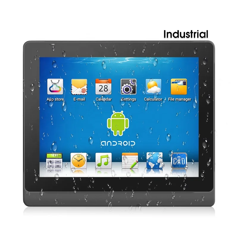 Terminal POS Android Industrial, pc de Panel todo en uno de 15 pulgadas con ordenador táctil de Marco abierto rs233 15