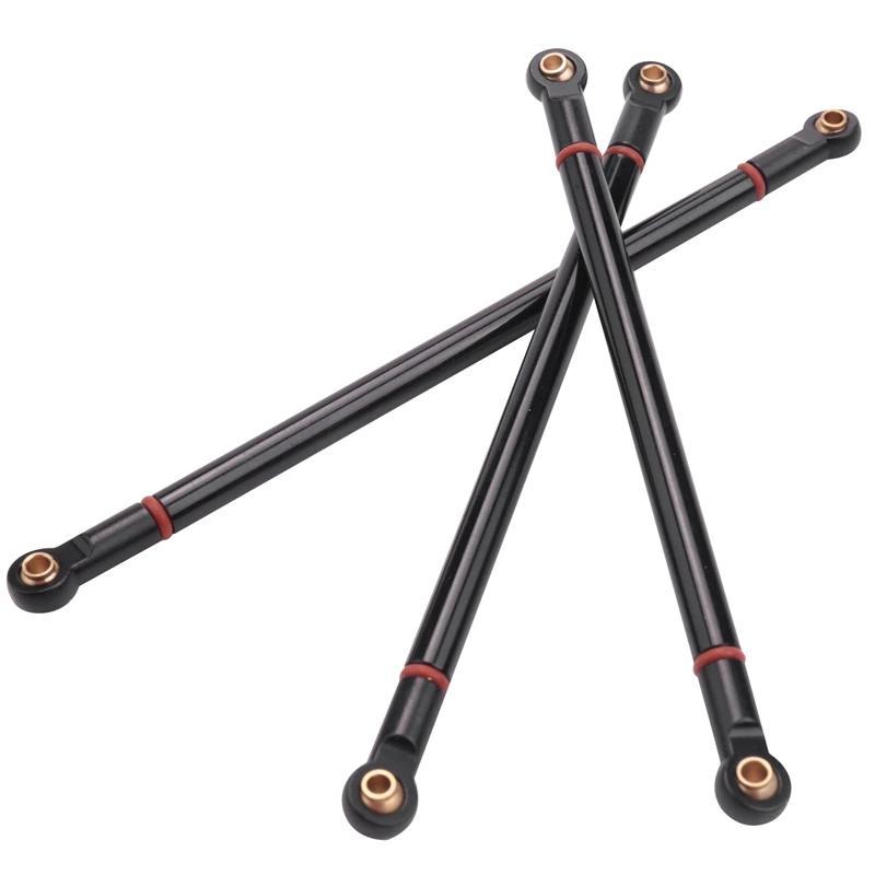 8Pcs/Lot Metal Link Rod 313MM Wheelbase Suit For Axial SCX10 1/10 RC Crawler Car Parts image 5
