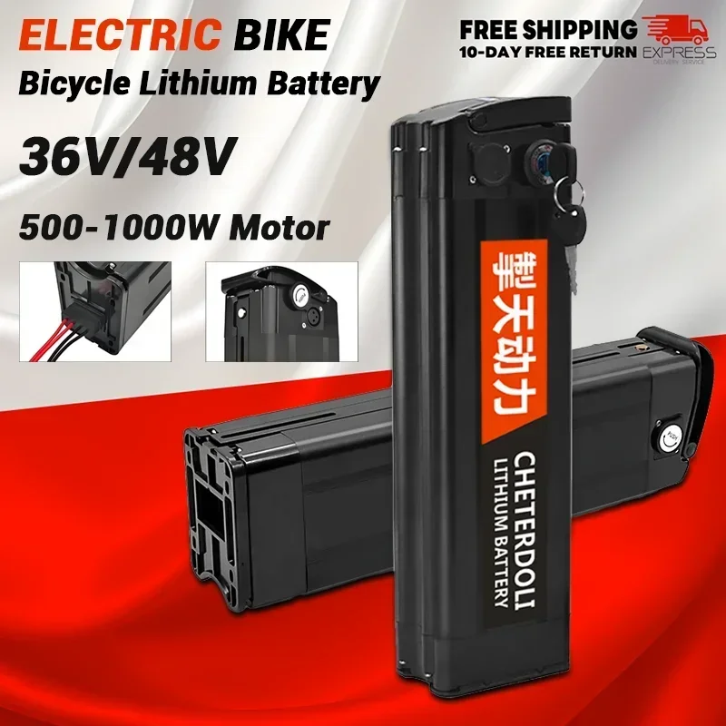 

48V 20Ah High-Capacity Lithium Ion Battery for Silverfish – 1000W High Power, 18650 Cells, 48V/36V 15Ah/17Ah Options + Charger
