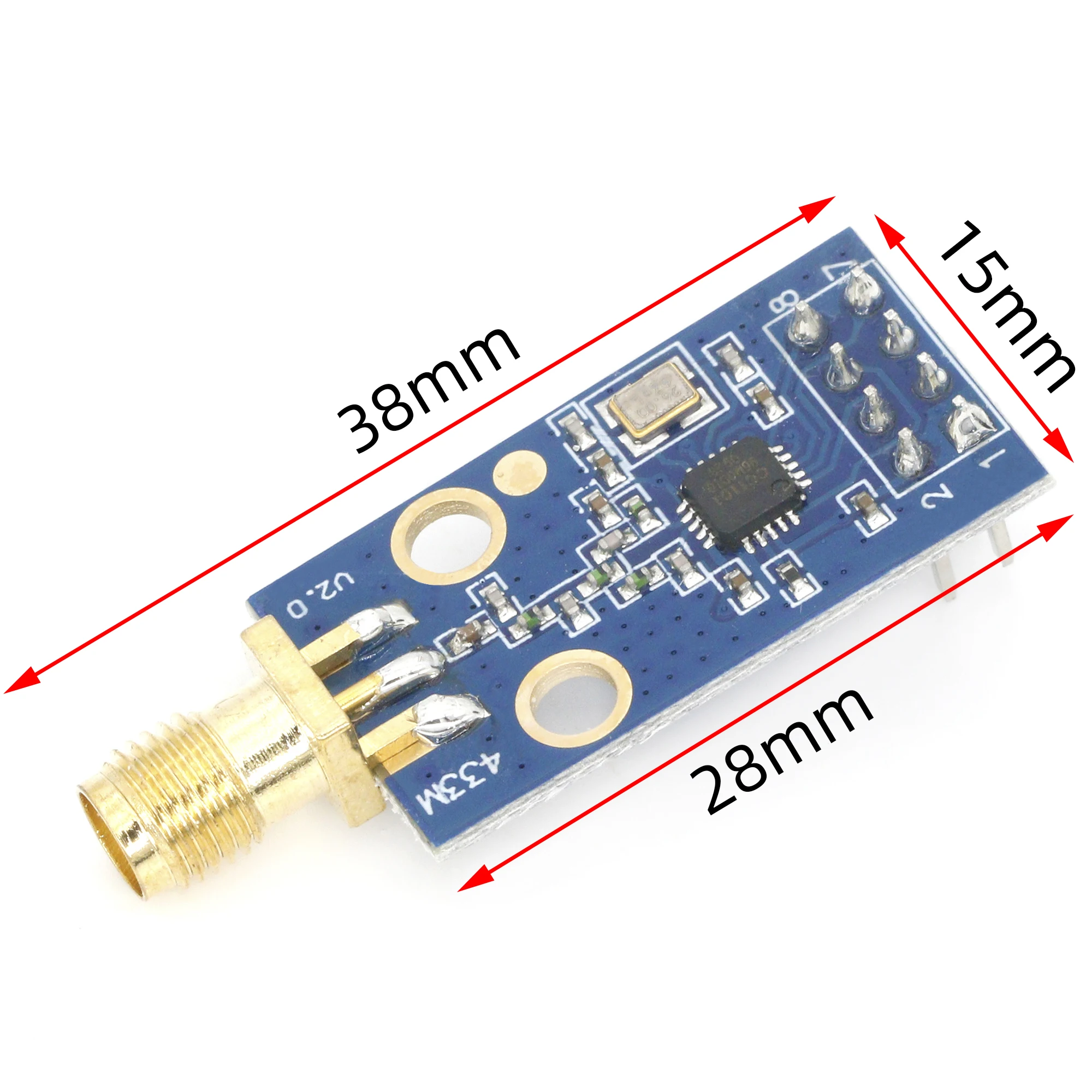 CC1101 Wireless Module With SMA Antenna Wireless Transceiver Module For Arduino 433MHZ enhance the signal