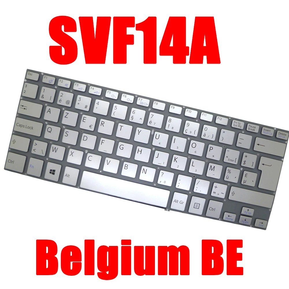 Laptop Keyboard For SONY SVF14A 9Z.NABBQ.11A 149238711BE AEGD5B010203A V141106CK1BE 149238111BE 9Z.NABSQ.01A Belgium BE New