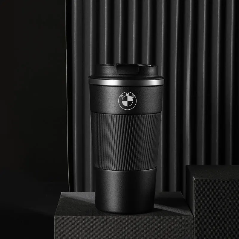 510ml Car Coffee Mugs For BMW X1 X3 X4 X5 F15 X6 F16 G30 G11 F48 F39 3 5 7 Series F30 E39 M3 M5 M Power Stainless Steel Flask