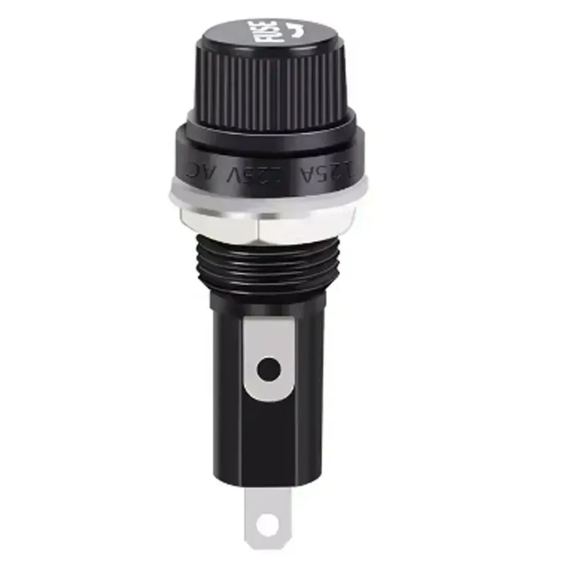 

Новинка: 5 шт. панельных держателей предохранителей с резьбовым креплением 5*20 10А 250В 2025