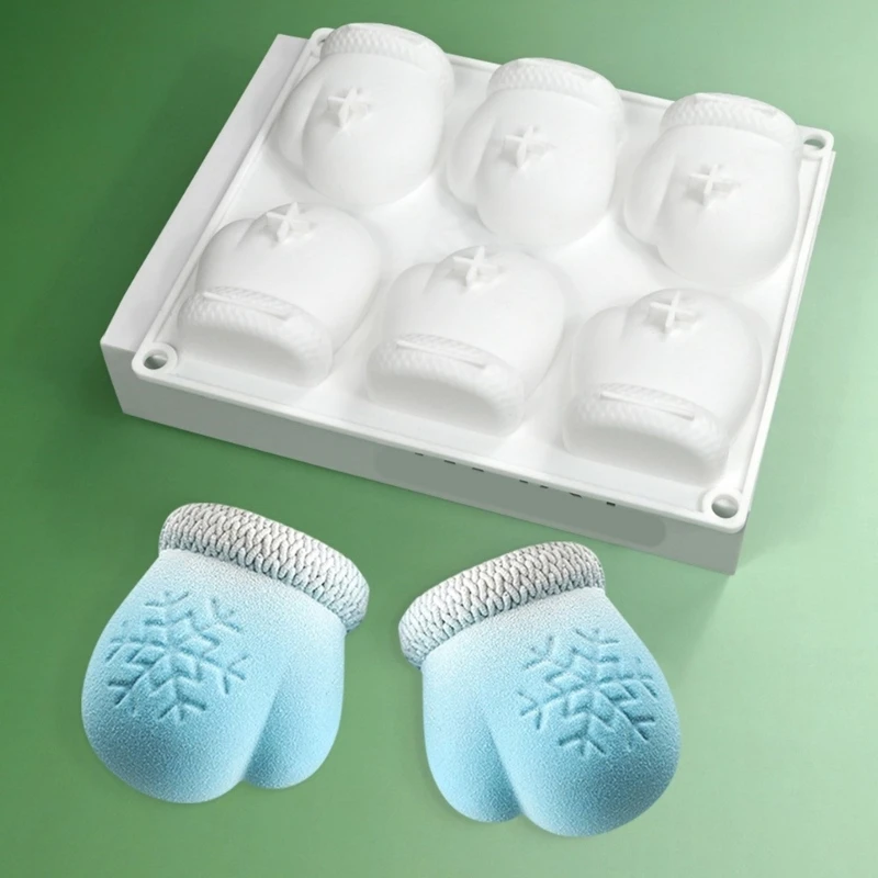 Lễ Hội Khuôn Nướng Bánh Silicon Khuôn Silicon Bông Tuyết Chủ Đề Giáng Sinh Để Làm Bánh Sáng Tạo Và Làm Sô Cô