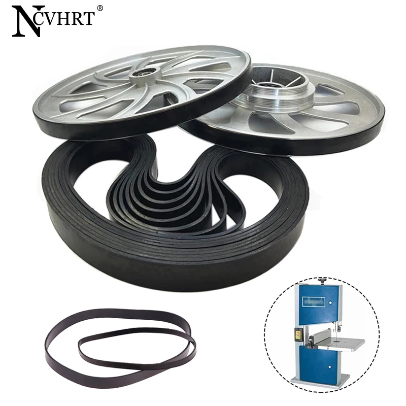 New！Bandsaw Bands Rubber Tire Woodworking Tools Spare Parts For 8 Inch 9 Inch 10 Inch 12 Inch 14 Inch Band Saw Scroll Wheels