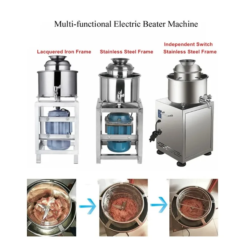 Commercial 3000W Meatball Beater Electric Automatic Fish Shrimp Ball Grinder Mincer Machine - Meat Ball Making Equipment