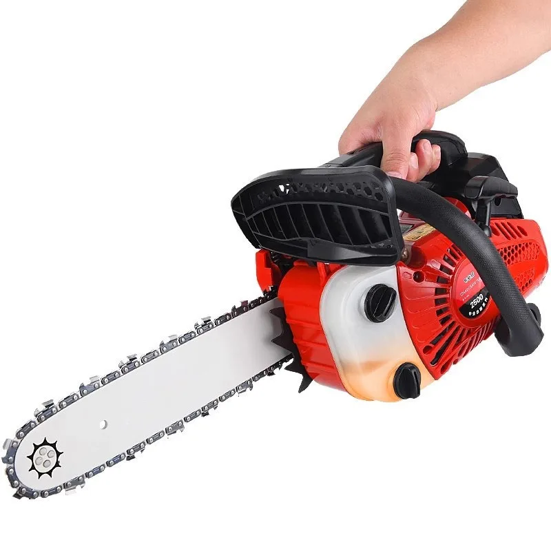 Portable Gasoline Saw Household Moso Bamboo Logging Saw Can Handheld Logging Saw Branch Cutting Tool Chainsaw 12 Inch