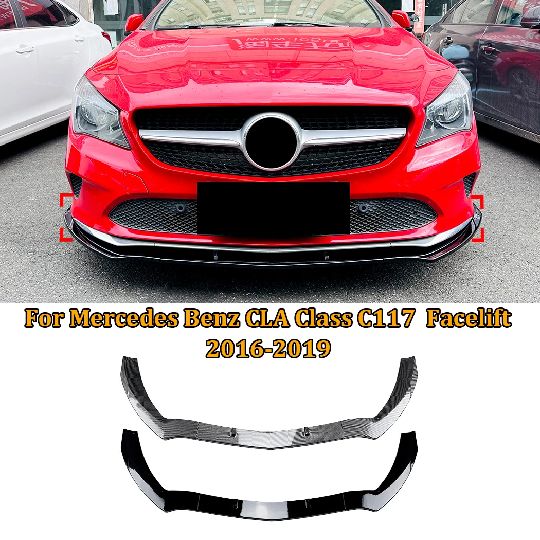 

Комплект лезвий для переднего бампера Mercedes-Benz CLA Class C117 CLA200 CLA260 CLA45 AMG 2016 2017 2018 2019