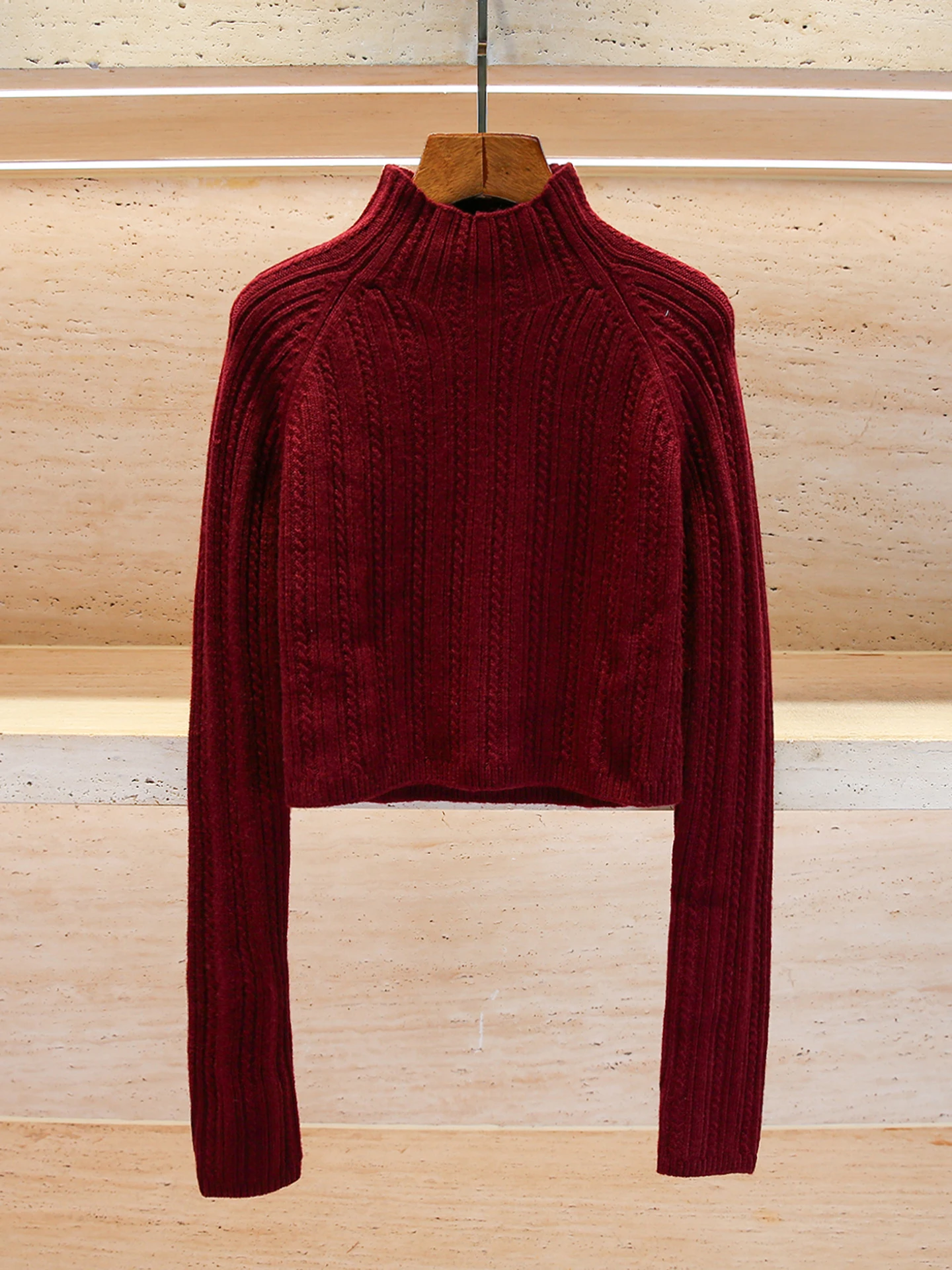 M Home Nan You High End Women's Knitted Top + Vest Dr Set Autumn 2025 High Collar Faionable Two-Piece Ensemble