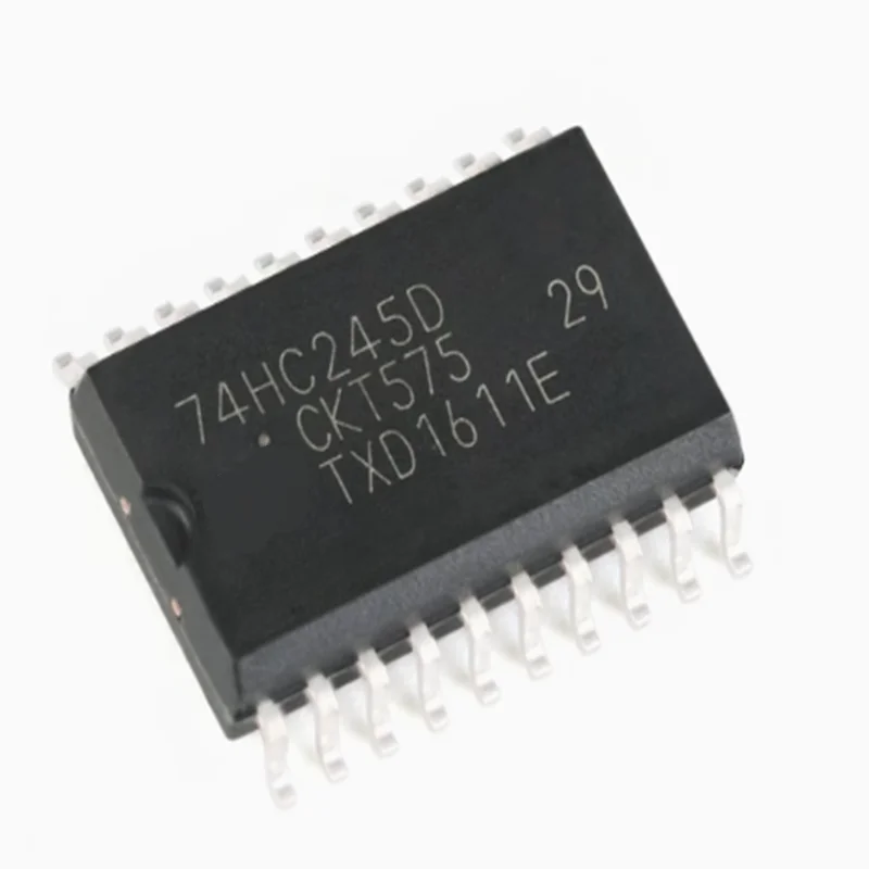 10pcs-50pcs 74HC245D SOIC-20  High-Speed CMOS 8-Bit Bidirectional Bus Transceiver 74HC245D, 653 SOP20 Logic ICs SOT163