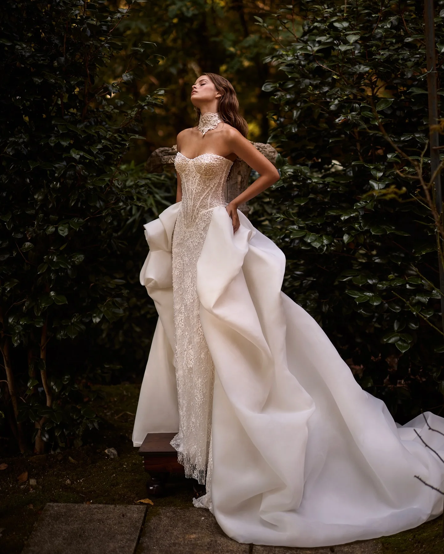Mermaid Wedding Dress Vestidos De Novia 2 En 1 Desmontable Vestido Encaje Abiti Da Sposa Sartoriali Women Elegant Luxury Vintage